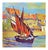 Vintage Oil Painting of Venetian Fishing Boats For Sale - Image 4 of 4