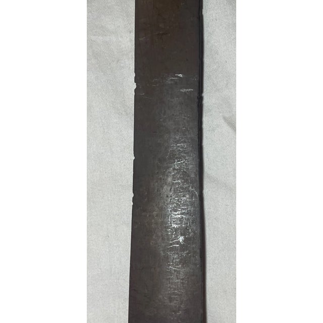 Share Rare Antique 19th Century European Figural Brass Bronze Steel Sword Dagger Blade For Sale - Image 10 of 17