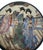 Ceramic Vintage Royal Satsuma Large Round Lidded Dresser Dish For Sale - Image 7 of 12