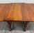 Brown Vintage Early American Colonial Revival Willam & Mary Style Walnut Dining Table For Sale - Image 8 of 14