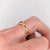 Modern Minimalist Diamond Chain Band Ring in 14k Gold: Modern Fine Jewelry, Size 6.75 For Sale - Image 3 of 7