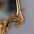 Antique French Louis XIV Style Gilt Bronze Foliate Hourglass Form Mirror C1930 For Sale - Image 6 of 10