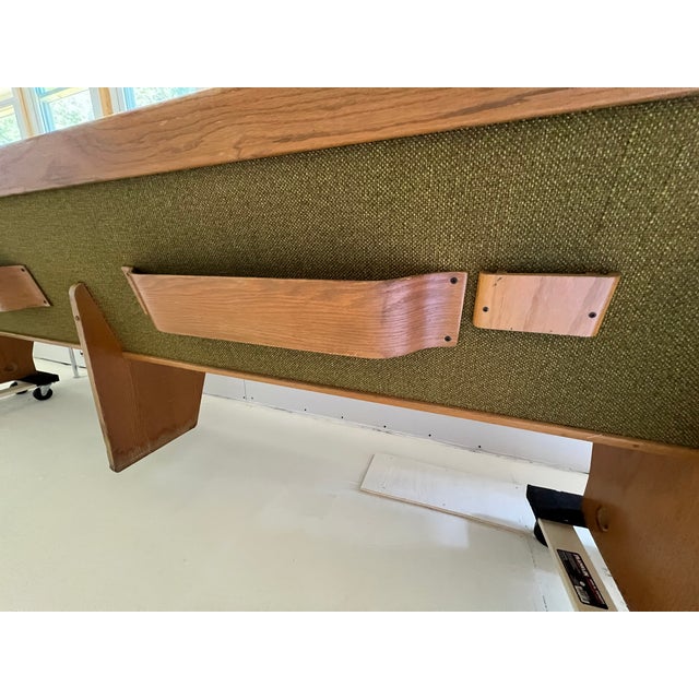 Mid Century Church Pew For Sale - Image 9 of 12