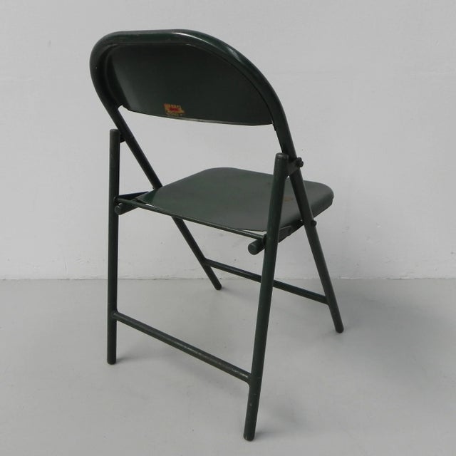1960s Industrial Steel Du-Al Folding Chairs from Dare Inglis, Set of 4 For Sale - Image 5 of 18