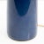 Lotte and Gunnar Bostlund Table Lamp Blue No Shade Mid Century For Sale - Image 10 of 12