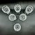 Waterford Crystal Colleen Short Stemmed Wine Glass Goblets, 1960s, Set of 6 For Sale - Image 8 of 13