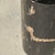 Stone Small Side Table in Black Petrified Wood with Striates and Beige Lower Side For Sale - Image 7 of 18
