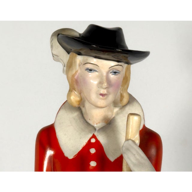 Art Deco Art Deco Moriyama Porcelain Figurine after Claire Weiss c. 1930s For Sale - Image 3 of 10
