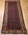 19th Century Persian Kurdish Gallery Rug, Hand-Knotted Wool, All-Over Paisley & Poppy Pattern, Navy & Ivory, 5x10 For Sale - Image 11 of 18
