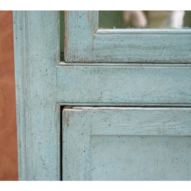 Hand Painted Pine Kitchen Pot Cupboard, 1860s For Sale - Image 5 of 18