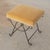 Panoplie Iron Loop Stool, Camel Mohair For Sale - Image 11 of 11