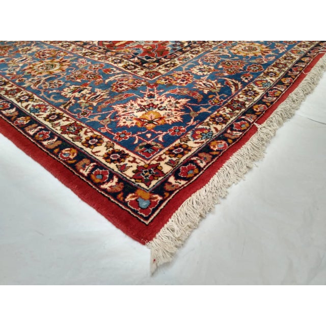 1970s 1970's Very Fine Persian Najafabad, 10'1" X 14' For Sale - Image 5 of 6