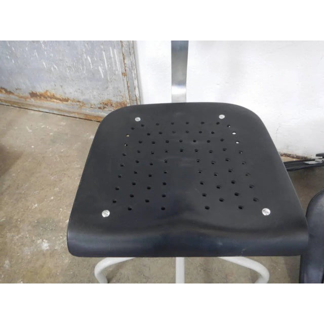 Set of Iron and Plastic Stools, 1980s For Sale - Image 6 of 13