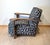 1930s Art Deco Limed Oak Club Chair from De Coene, Belgium, 1930s For Sale - Image 5 of 18