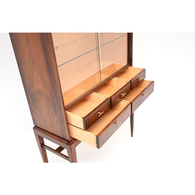 Vintage Swedish Display Cabinet by Svante Skogh for Seffle Möbelfabrik, 1960s For Sale - Image 10 of 12