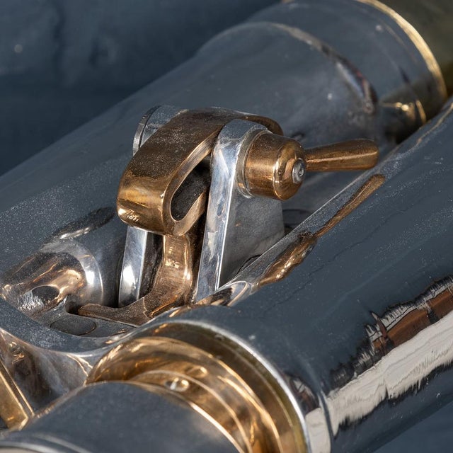 Mid-Century Japanese Naval Bridge Big Eye Binoculars from Nikon, 1940s For Sale - Image 12 of 18