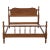 Vintage Traditional Solidwood Full Spindle Bed Frame For Sale