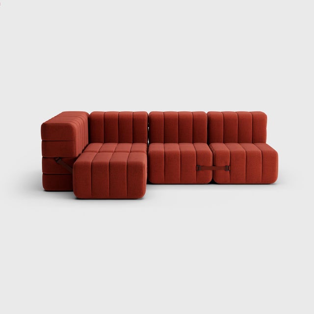 Not Yet Made - Made To Order Three-Seater Modular Sofa in Dama Fabric by Ambivalenz, Set of 9 For Sale - Image 5 of 18