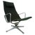 EA124 Lounge Chair in Black Fabric by Charles & Ray Eames for Herman Miller, 1970s For Sale - Image 12 of 12