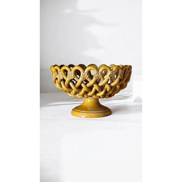 Homemade Ceramic Basket, 1960s For Sale - Image 6 of 6