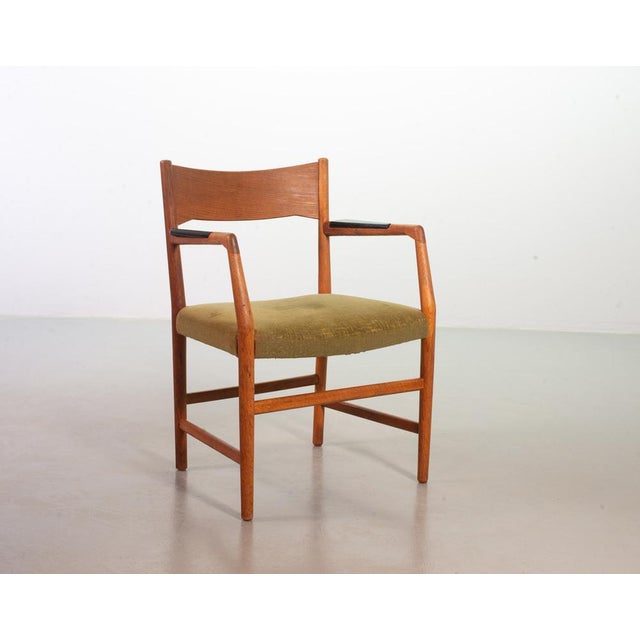 Set of Town Hall Wooden Armchairs by Hans Wegner for Plan Mobler, Denmark, 1947 For Sale - Image 11 of 18