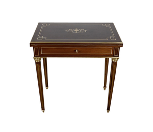 Small Game Table in Louis XVI Style, Late 19th Century