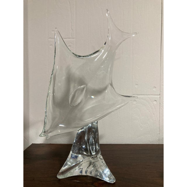 Mid-20th Century Lício Zanetti Murano Glass Angel Fish