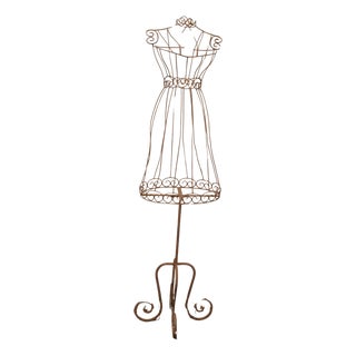 Art Deco Wire Work Shop Display Mannequin, 1940s For Sale