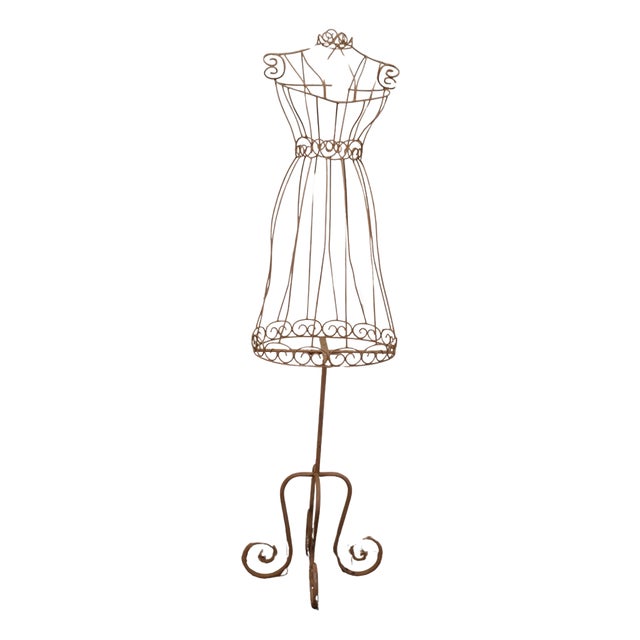 Art Deco Wire Work Shop Display Mannequin, 1940s For Sale