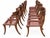 Klismos Style Solid Walnut Dining Chairs -Set of 10 For Sale - Image 4 of 5