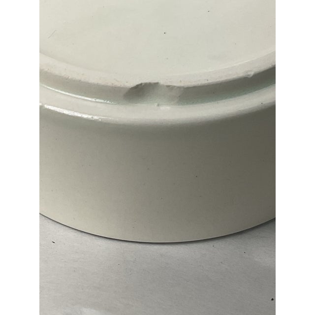 1980s Blue and White Crudités Platter For Sale - Image 9 of 9