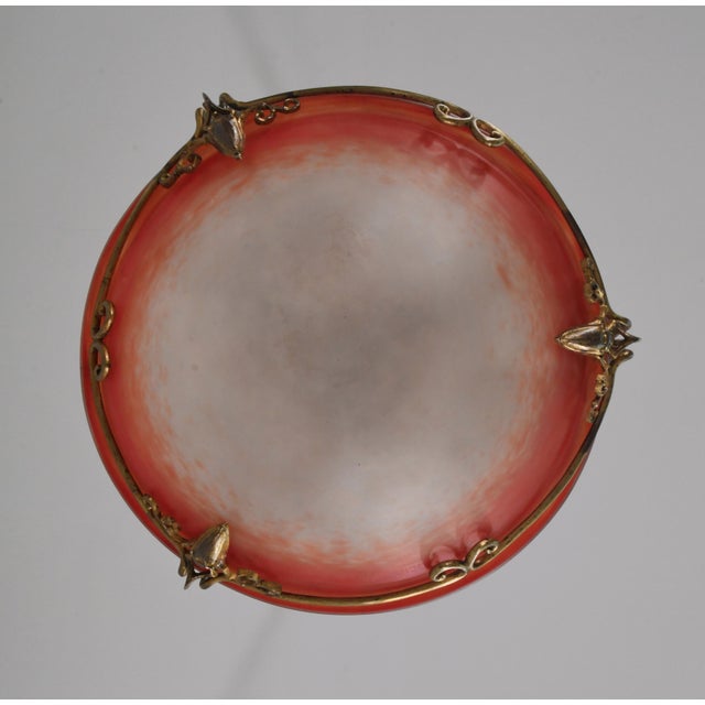 French Art Deco Pendant Light by Charles Schneider - 1925 Chandelier France For Sale - Image 9 of 14