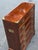 Mid-Century Modern Pair of Campaign Style Mahogany Foyer Chests With Brass Recessed Hardware, Late 20th Century For Sale - Image 3 of 10