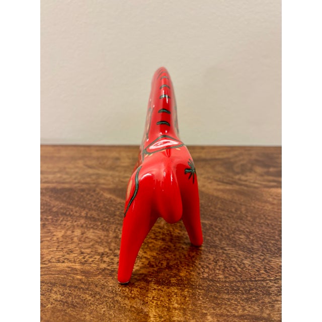 Ceramic 1950s Italian Modernist Ceramic Horse Sculpture, Hand Made in Italy For Sale - Image 7 of 9