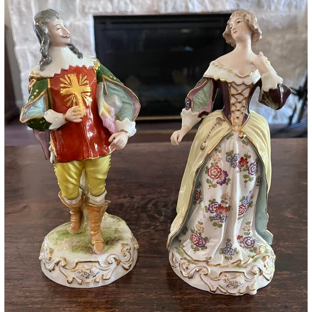 Antique French Samson Porcelain Figurines With B. Altman Provenance - Pair For Sale - Image 13 of 17