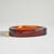 Glass Freeform Concave Amber Colored Vide Poche in Glass, 1960s For Sale - Image 7 of 10