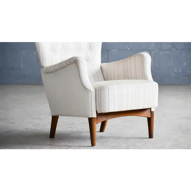 Danish 1950s Low Back Lounge Chair by Fritz Hansen For Sale In New York - Image 6 of 11