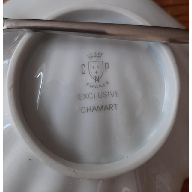 Oyster Bowls Chamart France Limoges Set 4 For Sale - Image 4 of 10