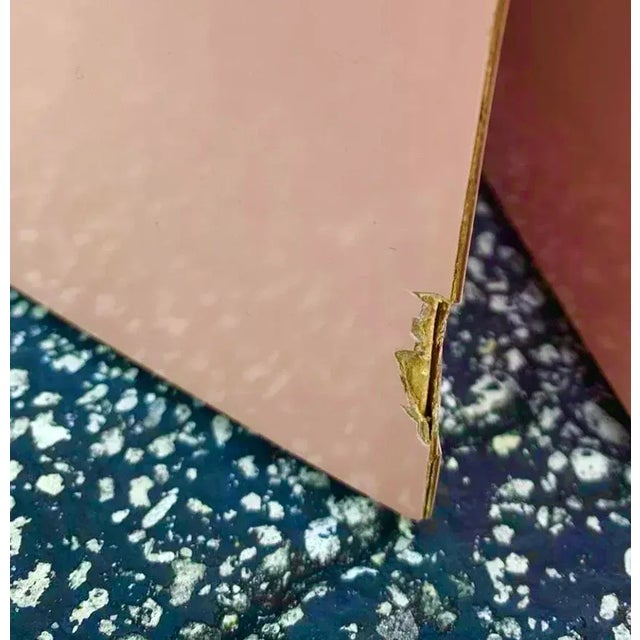 1980s 1980s Blush Pink Teardrop Laminate Table For Sale - Image 5 of 7