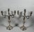 Pair of Rococo Candelabra in Solid Silver 950, Louis XV Style, 18th Century For Sale