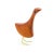 Mid-Century Modern Contemporary Mid Century Modern-Style Decor Mahogany Jacob Hermann-Style Danish Bird Figurines- a Pair For Sale - Image 3 of 11