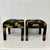 Mid-Century Modern Mid-Century Safari Post Modern Dorthy Draper Style Parson Benches - A Pair For Sale - Image 3 of 12
