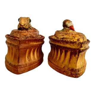 Two French Pillivuyt Trompe L’oeil Covered Game Tureens For Sale