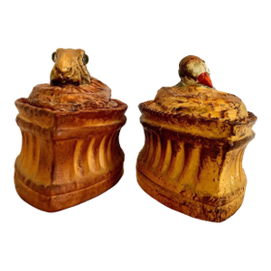Two French Pillivuyt Trompe L’oeil Covered Game Tureens