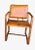 Early 21st Century Ralph Lauren Style Rh Leather Buckle Chair - Jacques Adnet Style For Sale - Image 5 of 10