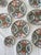 Green Antique Famille Rose Medallion Plates- 17 Piece Set For Sale - Image 8 of 12