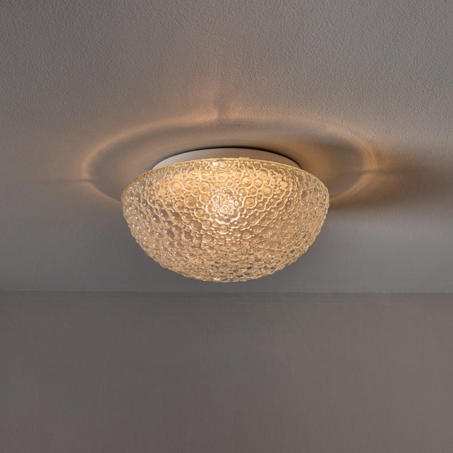 1960s Helena Tynell Bubble Glass Flush Mount for Limburg For Sale - Image 11 of 17