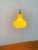 Mid-Century German Yellow Glass Pendant Lamp from Hustadt, 1960s For Sale - Image 15 of 18