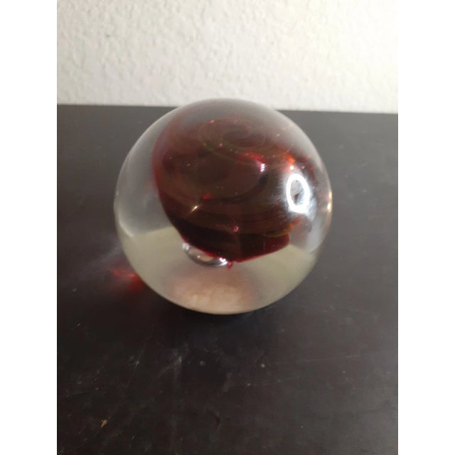 Signed 17/1000 Caithness Scotland 1975 Space Rose Paperweight For Sale In Dallas - Image 6 of 6