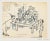 Figures is an original drawing in pencil China Ink on paper realized by Angelo Griscelli (1893 - 1970) The state of...